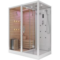 Душевая кабина Cerutti SPA 180х110 ALBANO CT8350 с баней с гидромассажем схема 1