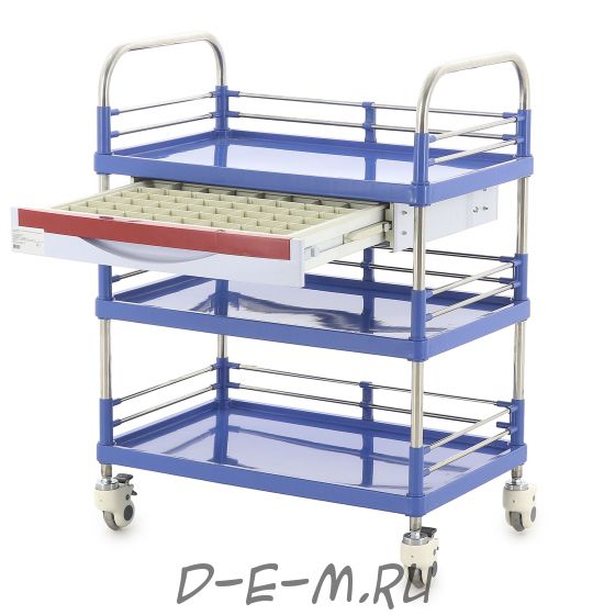 Тележка медицинская MedMos С4 (ТМ-018АН-00)
