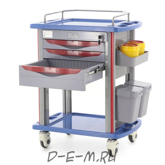 Тележка медицинская MedMos СТ750-03 (ТМ-004АН-00)