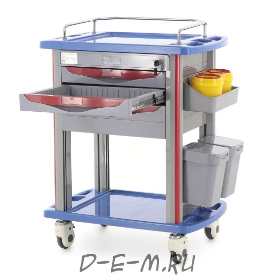 Тележка медицинская MedMos СТ750-03 (ТМ-004АН-00)