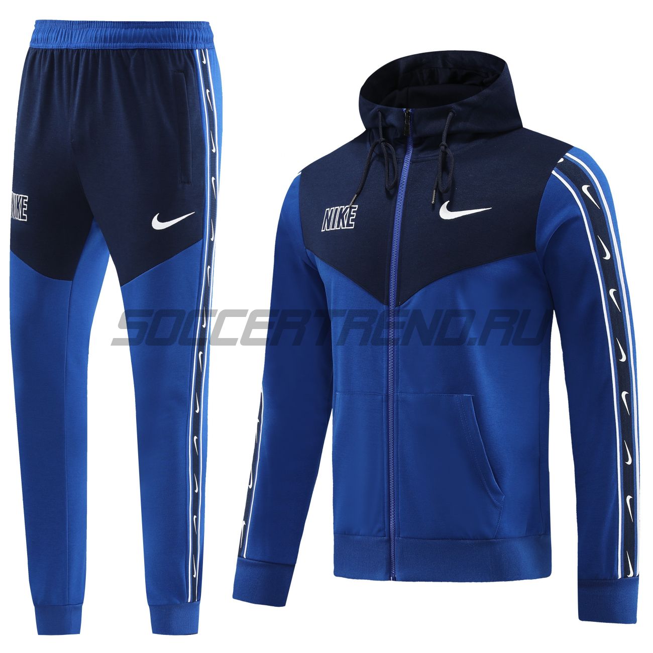 Спортивный костюм с капюшоном Nike (синий) 23/24