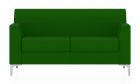 Двухместный диван Смарт (Цвет обивки зелёный)
