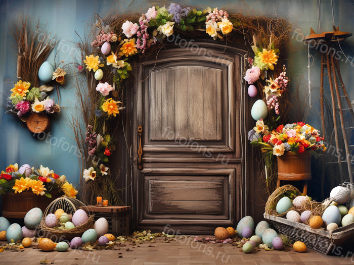 Фон стена "Spring wall №12"