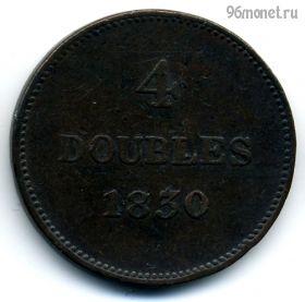 Гернси 4 дубля 1830