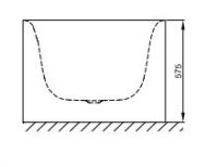 Прямоугольная отдельностоящая ванна Bette Lux Silhouette 3441 CFXXS 180х80 схема 4