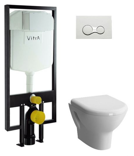 Фото Комплект инсталляция и унитаз 9012B003-7206 VITRA