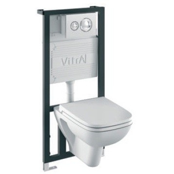 Фото Комплект инсталляция и унитаз 9004B003-7200 VITRA S20