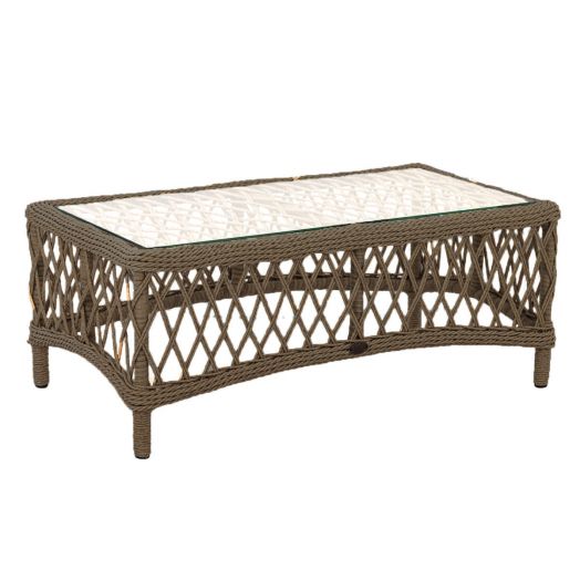 Комплект мебели RIVIERA № 2 (Кресло 2шт, Диван 2-местный 1шт, стол журнальный экоротанг эрба твист коричневый)