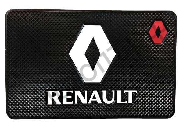 Коврик противоскольз. Марки авто RENAULT (12*19см) CAA19