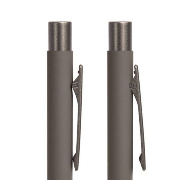 Шариковая ручка Factor Soft серая