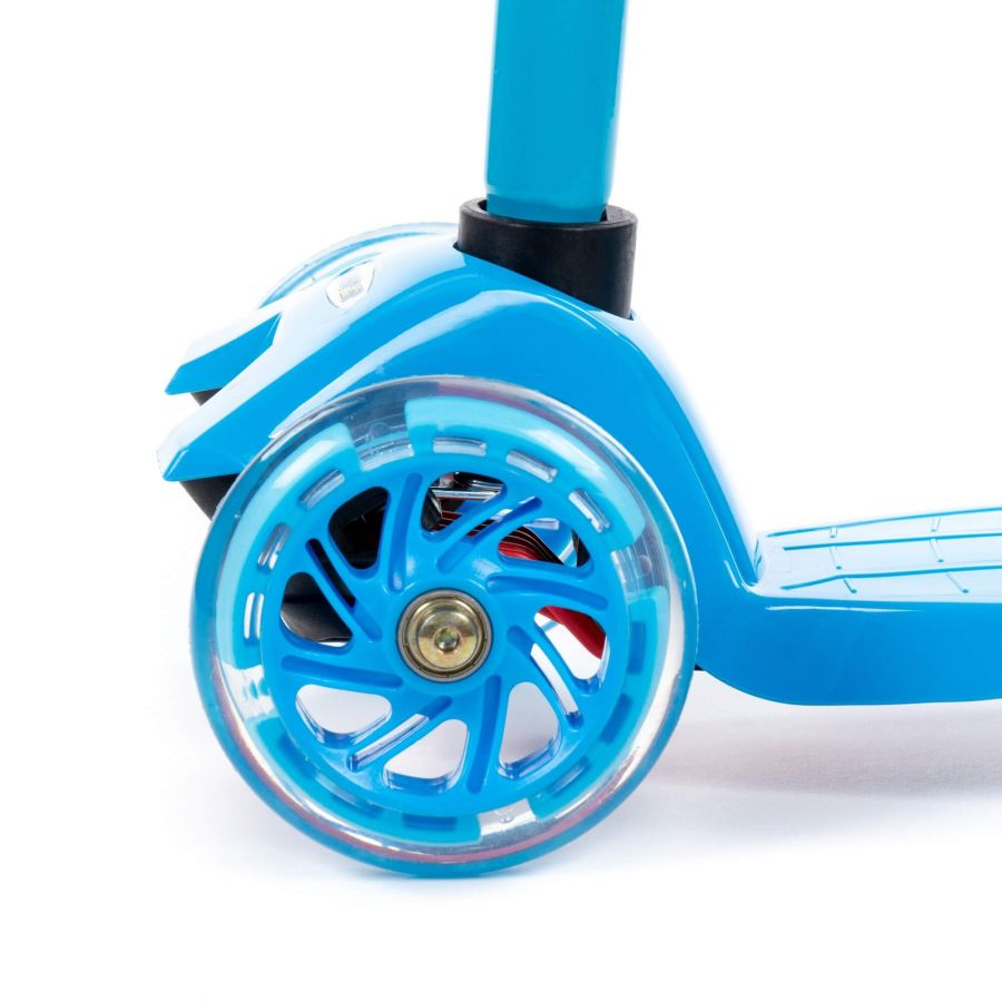 0072 Детский самокат (голубой) (в коробке)