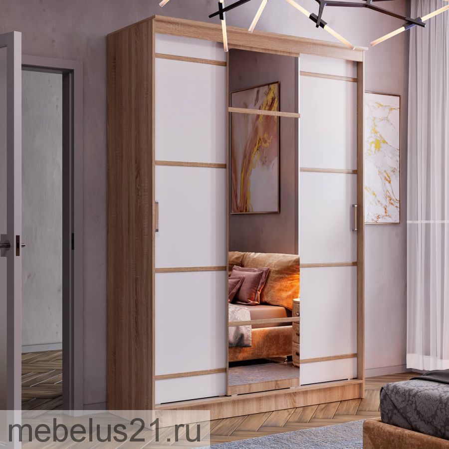 Шкаф купе 1,5 м Сакура