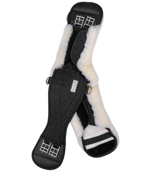 Подпруга выездковая "Waldhausen". С натуральной овчиной. Без резинок.