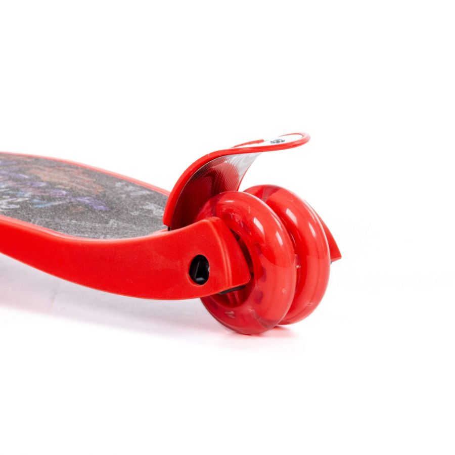 # 0072 Детский самокат (с наклейкой V2) (красный) (в коробке)