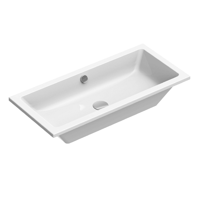 Изображение Раковина GSI Kube X 8954 встраиваемая 80х37