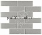 Rumba Grey Мозаика серия CRYSTAL, размер, чип 48*148 мм:300*300*4 (Bonaparte)