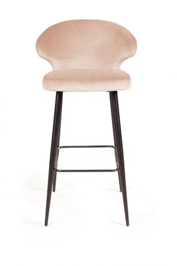 Стул барный Richard, бархат бежевый 5