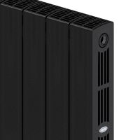 Биметаллический радиатор Rifar SUPReMO Ventil 500 нижнее правое подключение Антрацит (DB_703) схема 6