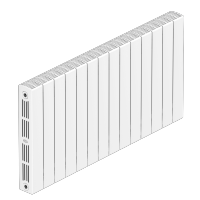 Биметаллический радиатор Rifar SUPReMO 500 боковое подключение Белый (RAL 9016) схема 36