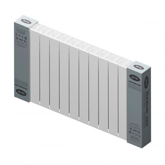 Биметаллический радиатор Rifar SUPReMO 500 боковое подключение Белый (RAL 9016) схема 41