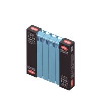 Биметаллический радиатор Rifar Monolit 500 боковое подключение Сапфир (RAL 5024) схема 8