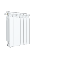 Биметаллический радиатор Rifar Monolit 500 боковое подключение Белый (RAL 9016) схема 4