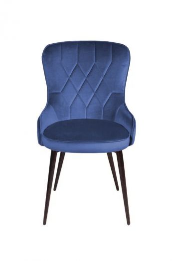 Стул Leonardo, бархат синий 29