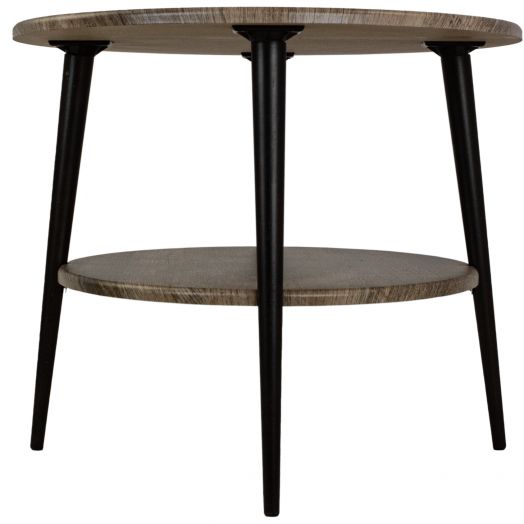 Стол журнальный BeautyStyle 29 дуб крымский состаренный/эбеновое дерево