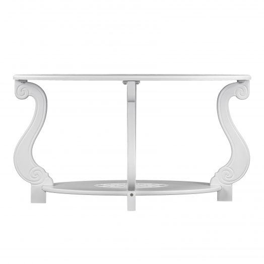 Стол журнальный Овация (М) ЛАЙТ белый