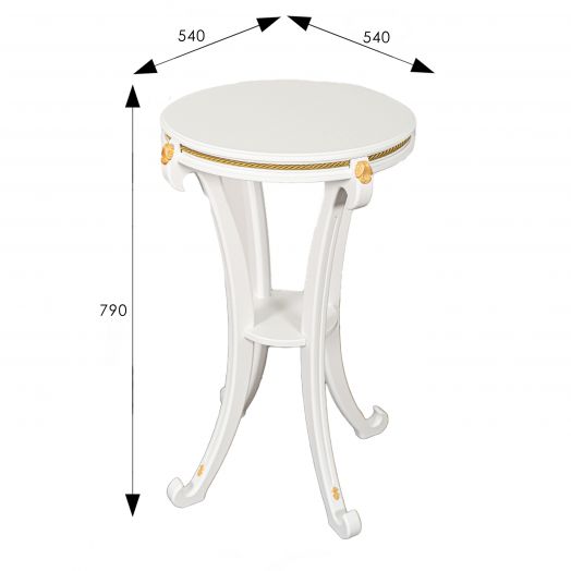 Подставка Глория молочный дуб Л