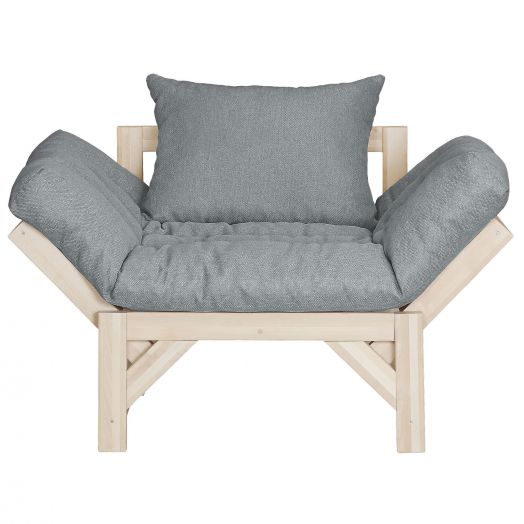 Кресло Бинго ткань браво grey, каркас лак