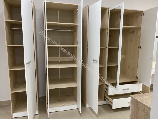 Шкаф 2-х створчатый с полками 700 "Милана"