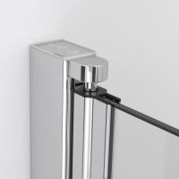 Душевой уголок Radaway Eos KDD B стеклянный цвета хром 90х100 см схема 5