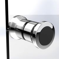 Душевой уголок Radaway Eos KDD B стеклянный цвета хром 100х80 см схема 8