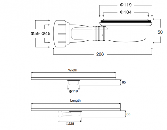 Сифон D90 с гидрозатвором для поддонов VST-4SP/VST-4SQ/4SR пропускная способность 25.8л/мин схема 4 Сифон D90 с гидрозатвором для поддонов VST-4SP/VST-4SQ/4SR пропускная способность 25.8л/мин схема 4