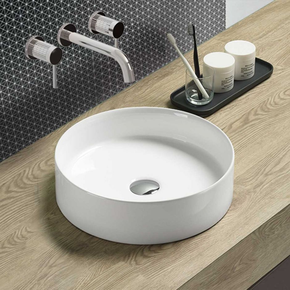 Изображение Накладная керамическая раковина Vincea VBS-216