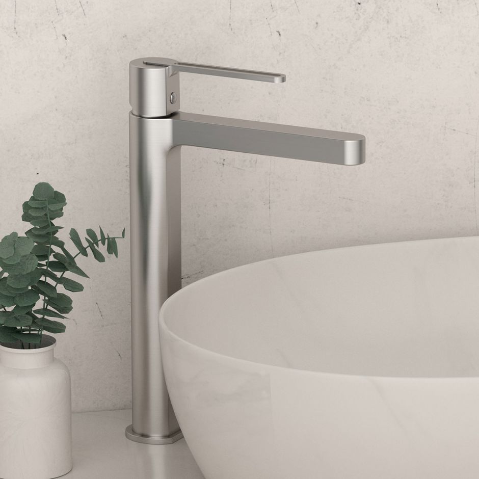 Изображение Высокий смеситель для раковины Vincea RONDO VBF-1R2CH