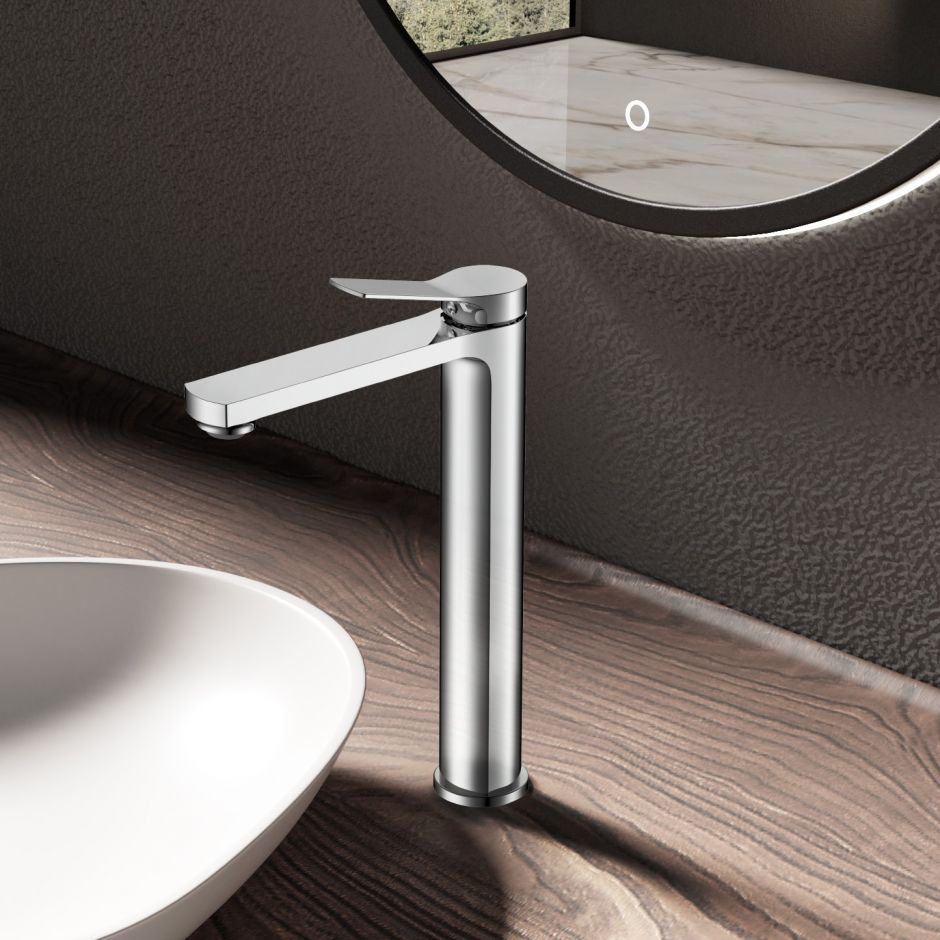 Изображение Высокий смеситель для накладной раковины Vincea ARCO VBF-4AR02CH