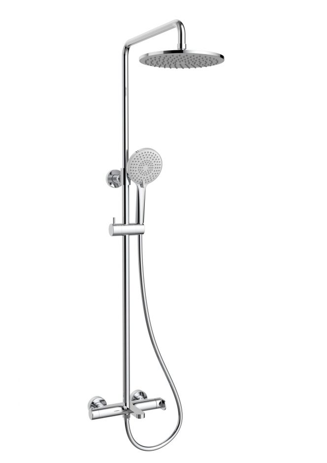 Душевая стойка с изливом Vincea RONDO VSFS-1R1CH