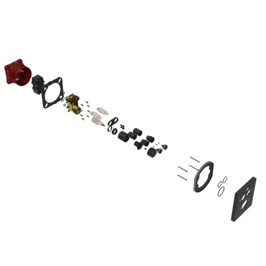 Встраиваемый смеситель для душа 2-х функциональный Vincea INSPIRE VSCV-321T-MCH схема 9 Встраиваемый смеситель для душа 2-х функциональный Vincea INSPIRE VSCV-321T-MCH схема 9