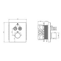 Встраиваемый двухрежимный душевой комплект Vincea VSFW-4211CH схема 22 Встраиваемый двухрежимный душевой комплект Vincea VSFW-4211CH схема 22