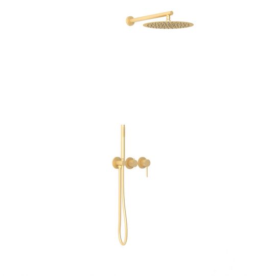 Встраиваемый душевой комплект с верхним и ручным душем GROOVE VSFW-4G01MB схема 11 Встраиваемый душевой комплект с верхним и ручным душем GROOVE VSFW-4G01MB схема 11