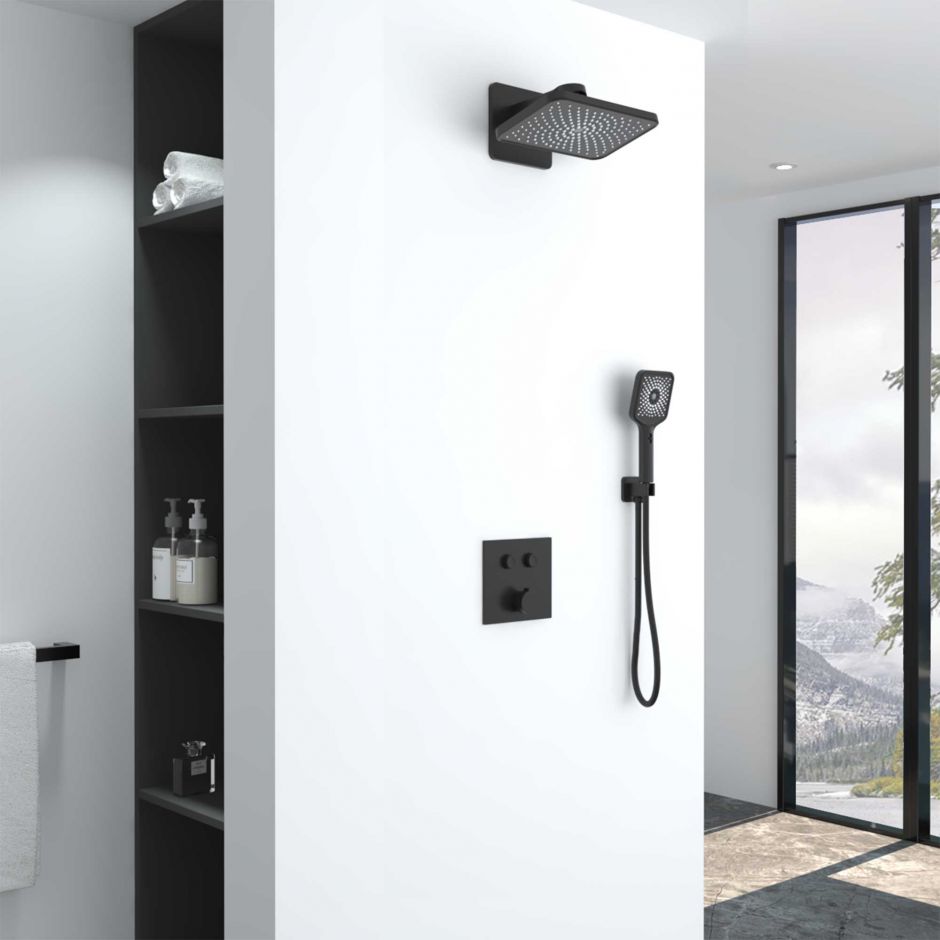 Изображение Встраиваемый двухрежимный душевой комплект Vincea INSPIRE VSFW-421I4MB