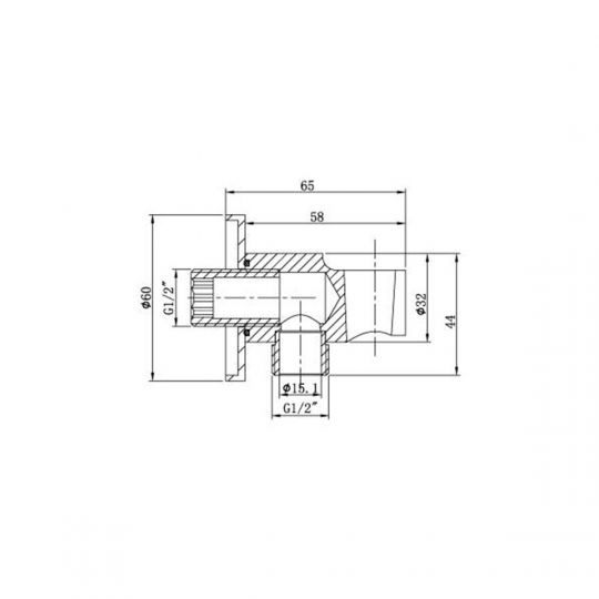 Встраиваемая душевая система Vincea INSPIRE VSFW-3I22MT5GM схема 12