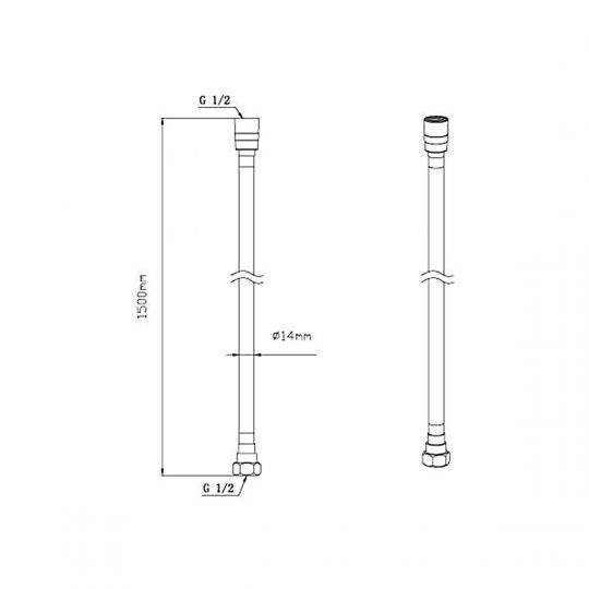 Встраиваемый двухрежимный душевой комплект Vincea VSFW-422T1CH схема 11 Встраиваемый двухрежимный душевой комплект Vincea VSFW-422T1CH схема 11