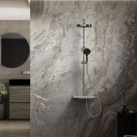 Душевая стойка с изливом Vincea INSPIRE VSFS-3I12TCH схема 2