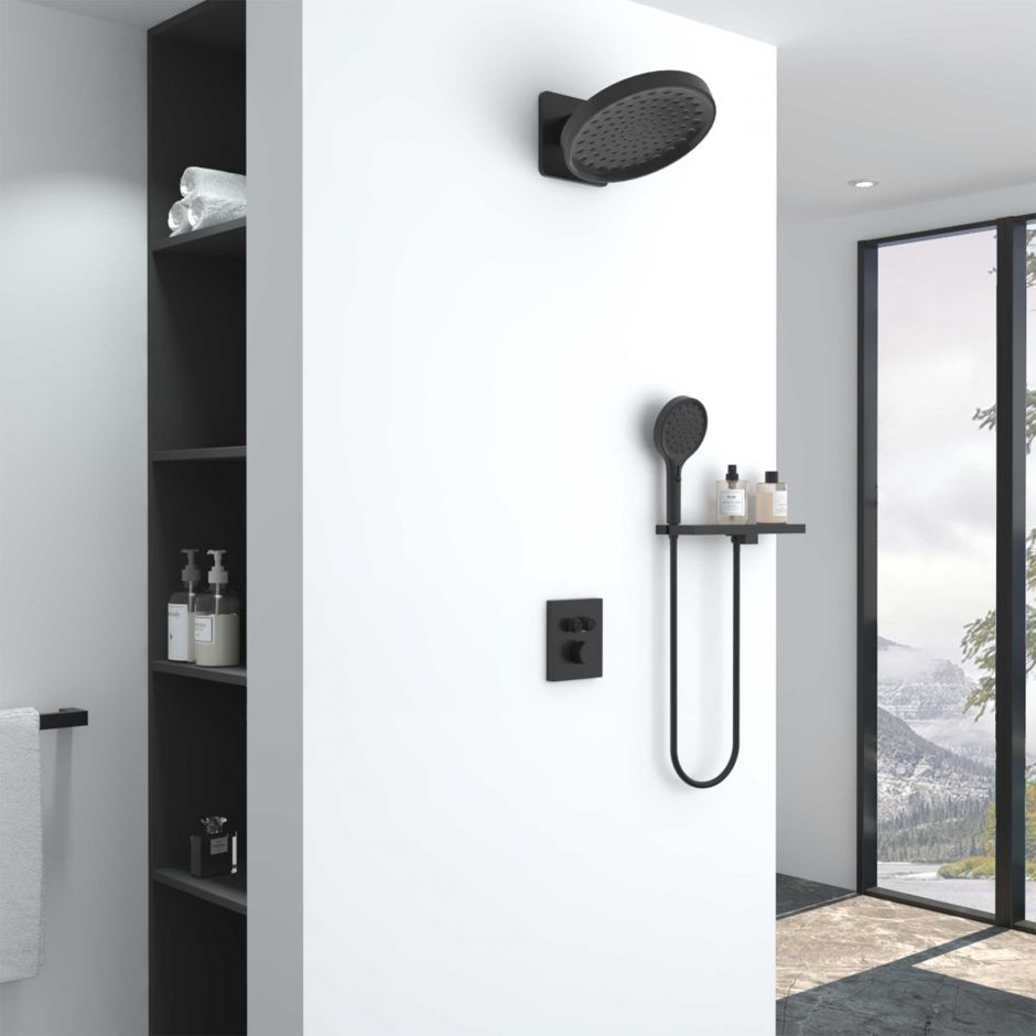 Изображение Встраиваемая душевая система Vincea INSPIRE VSFW-3I21MT3RMB