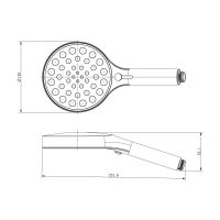 Встраиваемая душевая система Vincea INSPIRE VSFW-3I22MT3RMB схема 20