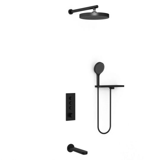 Встраиваемый трехрежимный душевой комплект с изливом Vincea INSPIRE VSFW-433TI5RCH схема 22 Встраиваемый трехрежимный душевой комплект с изливом Vincea INSPIRE VSFW-433TI5RCH схема 22