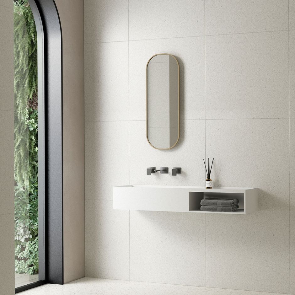 Изображение Подвесная раковина Vincea Solid Surface VWB-6S112MW